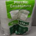 Freshware Food Storage Containers [36 Set] 16 oz Plastic Deli Containers with Lids, Slime, Soup, Meal Prep Containers | BPA Free | Stackable | Leakproof | Microwave/Dishwasher/Freezer Safe (One Size)