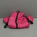 BRKURLEG Dog Winter Coat with Harness Built in, Winter Dog Jacket for Dogs, Dogs Snowsuit Reflective Windproof Cold Weather Coat, Puppy Warm 100% Polyester Coats, Hot Pink, M