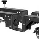 Door Installation Kit, Heavy Duty Door Board Dolly for 1-3/8" and 1-3/4" Pre-Hung, Slab, and Front Doors, Black Powder Coated Installation Tool Kit for Commercial & Residential Use