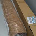 LazBlinds No Tools No Drill Cordless Bamboo Roman Shades, Light Filtering Window Treatment, Roll Up Bamboo Blinds for Window 27'' W x 64'' H, Ceylon Light Russet