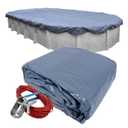 Robelle 10 x 15 ft Value Line Winter Oval Pool Cover for Above Ground Pool