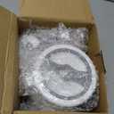 Sekaer Small Electric Tea Kettle Stainless Steel 0.8L Portable Travel Hot Water Boiler, Mini Electric Coffee Kettle with Auto Shut-Off & Boil Dry Protection, Cordless Base & White