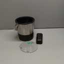 Oggi Insulated Ice Bucket, 4 Quart / 3.8 L, Stainless Steel, Black.