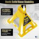 6Ton Steel Jack Stands,16-23in Adjust with Double Locking System