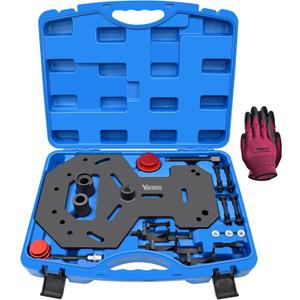 Double Clutch Dry DPS6 Transmission Installer Remover Tool Kit, Compatible with Volvo Ford Focus Replacement for FM No. 307675 (Blue Case)