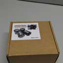 Golf Cart SS Wheel Center Cap Cover, ITP Push in Style Wheel Hub Caps Dust Cover for EZGO Club Car Yamaha and Other Models 8,10,12,14 inch Wheel,4 PCS(Gloss Black with Black SS)