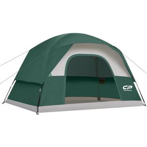 CAMPROS CP Tents for Camping 2/4/6 Person, Waterproof Windproof Dome Tent