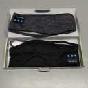 Perytong 2 Pack Sleep Headphones, Sleeping Headphones | Bluetooth Headband with Ultra-Thin HD Stereo Speaker, Wireless Headphone for Sports, Insomnia, Yoga, Air Travel, Meditation (Grey&Black)