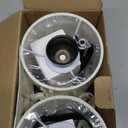 Adetu Battery Operated Wall Sconce Set of 2, 5CCT Black Rechargeable Wall Lights with Remote, 10 RGB Colors Dimmable Wireless Battery Powered Wall Sconce Wall Lamp for Bedroom Living Room Wall Decor