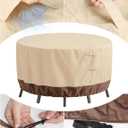Patio Furniture Covers Waterproof, Outdoor Furniture Covers Waterproof Windproof with Padded Handles, Heavy Duty 600D Oxford Outdoor Table Chair Set Cover