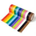 Tavira Colored Masking Tape 1 Inch Wide, 12 Rolls Colored Painters Tape for DIY Art, Labeling, Classroom Decor, Home and Office Use, Total 300 Yards