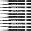 Schneider Gelion+ Gel Ink Cartridges, 0.7 mm, ISO Format G2, Black Ink, Box of 10 Refills (103901)