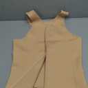 Wonderience Men Shapewear Slimming Body Shaper Compression Shirt Tank top with Zipper Underwear For tummy control (X-Large, Beige)