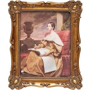 Vintage Picture Frame 8x10 Inch, Ornate Antique Photo Frames with Glass Front, Baroque Design, Tabletop & Wall Hanging, Photo Gallery, Gold