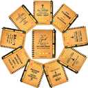 10 Sets Christian Notebooks Bulk Prayer Journals Inspirational Christian Gifts Bible Notebook with Bible Verse Pens for Women Men Church Members Bible Study Groups & Church Families