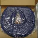 Face Down Pillow Massage Headrest for Bed, Face Down Pillow After Eye Surgery BBL Post Eye Surgery Recovery, Comfortable Support Equipment for Sleeping & Pain Relief Navy Blue