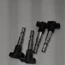 A-Premium Ignition Coils Pack Compatible with Volkswagen Jetta Passat Beetle 2001-2005 Golf Audi A4 2001-2006 A6 Allroad TT Quattro 1.8L 2.7L Turbo 4-PC Set