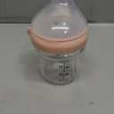 Haakaa Gen.3 Natural Glass Baby Bottle 4.2oz/120ml - Wide Neck, Anti-Colic Slow Flow Nipple,Easy to Clean, 0M+ Breastfed Babies, Newborn Registry Essentials,BPA Free-Peach