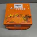 2 x Artscope Fall Decorative Throw Pillow Covers 20x20 Inch Set of 4 Fall Gifts for Home Decor, Buffalo Plaid Autumn Pumpkin Maple Leaves Harvest Decoration Pillow Cases for Home Sofa Couch Decor-Orange A