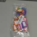 Sukh 60 Pcs Key Ring Tags - Key Tags Plastic Assorted Colours,Identifiers,Name and Labels,Adapt to USB Drive,Pets,Bags Split Ring Window Lucky Line Flexible Colored