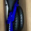 12 Inch Toddler Balance Bike for 1-3 Year Olds, No-Pedal Bike with Tool-Free Adjustable Seat, Quick Assembly, Gift for 1-3 Year Old Boys & Girls with Customizable Plate (KC, Blue)