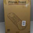 Pilates Board,Multifunctional Pilates Reformer Sets,Foldable Portable Pilates Board for Women Abdominal Pilates Reformer Board,Ab Board Core Exercise Pilates Equipment for Home Workout (Black)