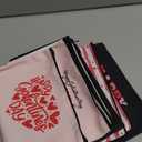 9 Pcs Happy Galentine's Day Gifts for Women 9.1 x 5.9inch Friendship Canvas Makeup Bags with Zipper Ladies Celebrating Ladies Friendship Galentine's Day Gifts for BFF Bestie Bachelorette