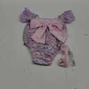 Toddler Girl Baby Ruffles Mermaid Fish Scale Swimsuit One Piece Swimwear Bathing Sunsuit (2-3T, Purple)