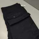 Amazon Essentials Men's Straight-Fit Stretch Cargo Pant (31W x 28L, Black)