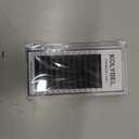 3 x KOLYBEL Classic Lash Extensions 0.15 C CC D DD J B L Curl 8-16mm Mixed Lash Trays Premium Silk Eyelash Extensions Matte Dark Lash Extension for Professional Salon Use (0.15-D-8-16mm)