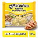 Maruchan Ramen Creamy Chicken, Instant Ramen Noodles, Ready to Eat Meals, 3 Oz, 24 Count (EXP 11/24/26)