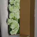 Waipfaru 21" Real Touch Green Hydrangea Artificial Flowers with Long Stem & Leaves, Full Latex Faux Hydrangea Flowers for Home Decor Party Floral Arrangements Wedding Bouquets Centerpieces, 5Pcs