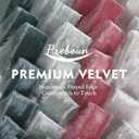 Preboun 4 Rolls Christmas Velvet Ribbon Total 24 yd Christmas Decorations Gift Wrapping Fringe Ribbon Raw Edge Frayed DIY Party Decor(1 Inch,Charming Color)