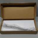 WOPITUES Floating Shelves for Wall Decor Sign, Bathroom Organizer and Storage, Bathroom Shelves Over Toilet with Metal Guardrail-Modern White