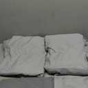 Twin XL 100% Microfiber Double Brushed Sheet Set - Extra-Soft & Wrinkle-Free - 15" Deep Pockets, 39" x 80" - Ideal for Dorms, Hospitals & Split King Beds - 3 PC Set (Twin XL, Light Grey )