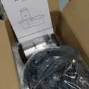 Ganiza Food Processor, 2-Speed Food Chopper Meat Grinder with 8 Cup Stainless Steel & 8 Cup Glass Bowls, Upgraded Button & Smart Overheat Protection Light - Includes Clean Brush, 2 Sets of Blades (Silver)