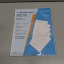 MaxGear 2" Round Sticker Labels, for Inkjet or Laser Printer, Matte White Printable Labels Sheets, Strong Adhesive, Dries Quickly, Holds Ink Well, 30 Sheets, 360 Pcs