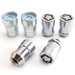 1/2 Wheel Locks(1.42In Length), Fit for Explorer 1991-2019, Mustang 2005-2014, Wrangler 1988-2015 - 4 Locks / 2 Key