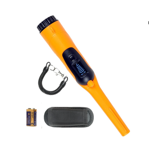 Fully Waterproof Pinpointing LCD Gold Metal Detector with LED Flashlight, Portable 360° Scan Searching Pinpointer, IP68 Underwater to 12m/40feet High Sensitive Treasure Hunter for Adults and Kids