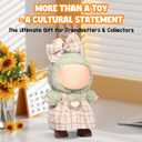 4 x AICase for 17cm Doll Clothes/Outfit,2 Piece Set Premium Luxury Chic Dress Clothing,Girls Stylish Adorable Dolls Clothes Accessories (No Doll)_01