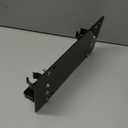 PSLER Fairlead Mounted Flip-Up License Plate Bracket for UTV ATV with 8 3/ 4" Bracket Mounting Hole Black