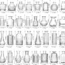 Arme Bud Vase Set of 45, Clear Bud Vases in Bulk, Mini Glass Vases for Flower, Small Flower Vases for Centerpieces, Vases for Decor, Home Wedding Table Dcor