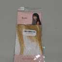 LEEONS Clip in Bangs Real Human Hair, 100% Remy Human Hair Topper for Women, Clip on Bangs Hairpiece with Temples (Wispy Bangs, Dark Blonde mix with Blonde)