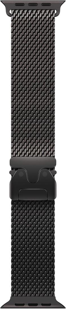 Apple Watch Band - Milanese Loop - 49mm - Black - Small