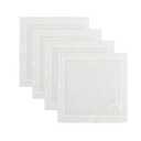Solino Home 100% Pure Linen Napkins Light Green Woven, 20 x 20 in, Set of 4