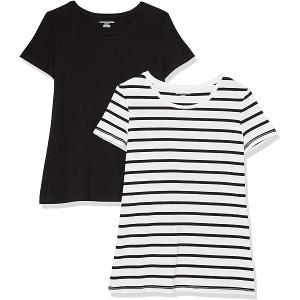 Amazon Essentials T-shirt Women, Size Small, 2 Pack