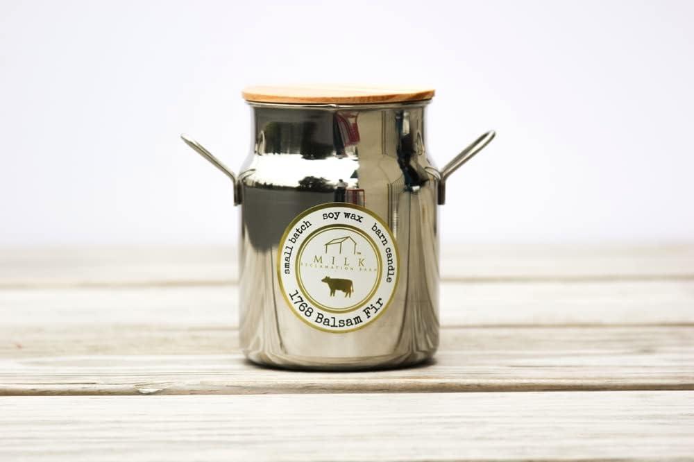 Milk Reclamation Barn Milk Churn Candle Barn Dance, 12.5 Ounces, Home, Home Dcor
