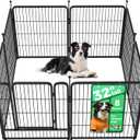 FXW Rollick Unleashed Dog Playpen for Indoor, Yard, RV Camping, 32 inch 8 Panels for Small and Medium DogsPatented