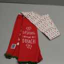DII Christmas Kitchen Décor, Holiday Cooking & Baking Accessories Machine Washable Cotton, Towel Scarf, 4x70, Dashing Through The Dough