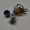 PD24J GY6 150cc Carburetor Compatible for Moped ATV Go Kart Scooter 125cc 150cc 4-Stroke 150cc Engine Kazuma Taotao Roketa SunL Baja Eagle Chinese Go Kart GY6 Carb with Air Fuel Filter